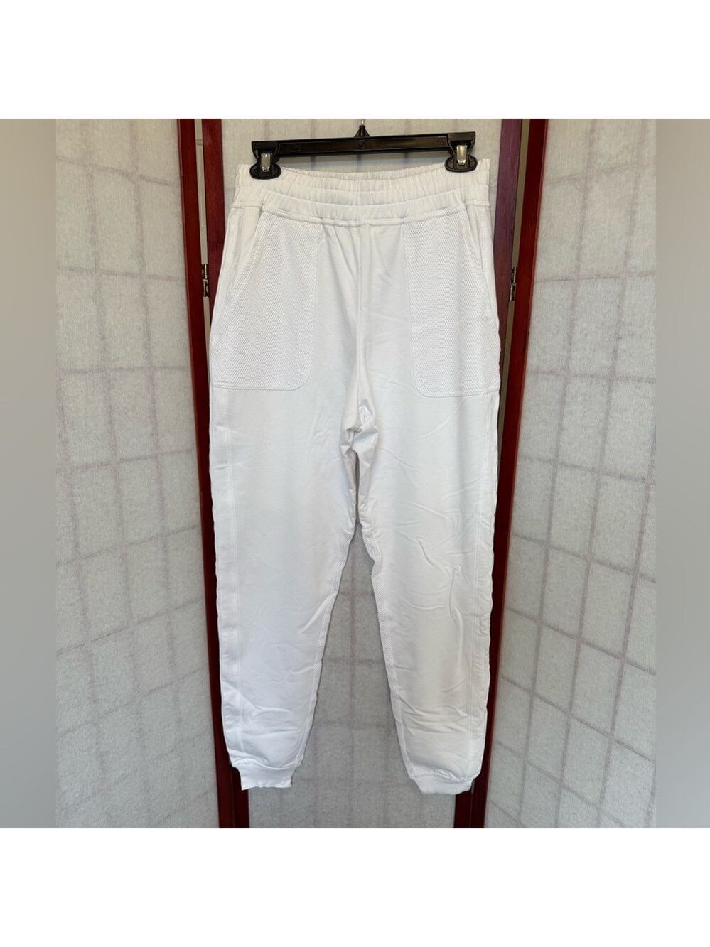 White Joggers - NWOT - Size Small